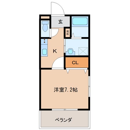 サンビレッジBの物件間取画像